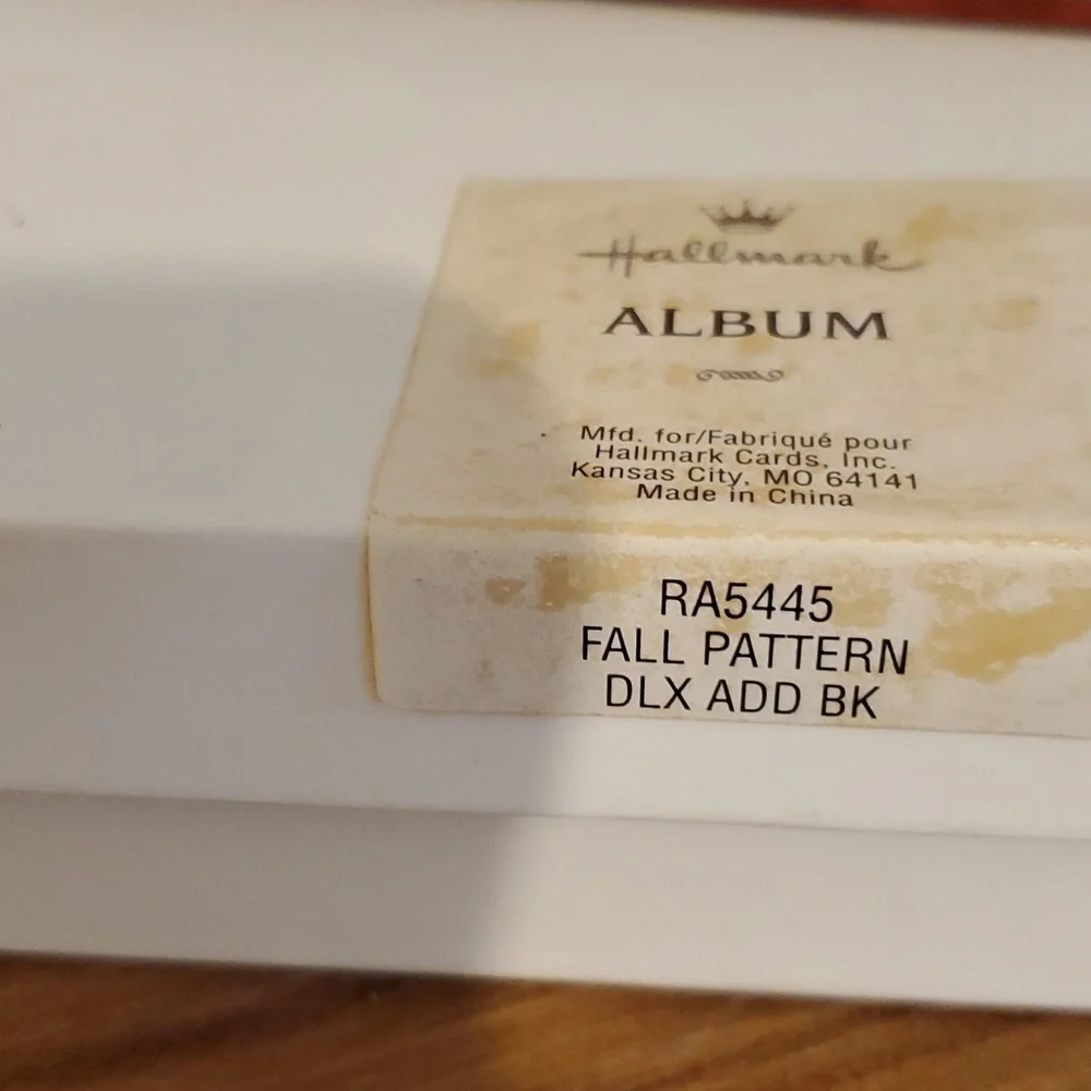 Hallmark Address Book Vintage Fall Edition New in Box!